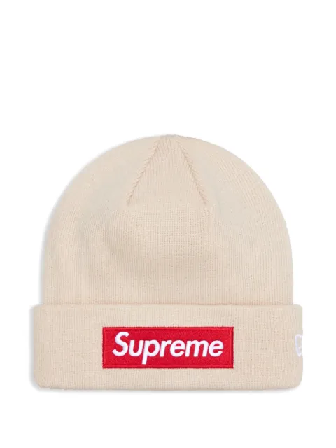 Supreme x New Era® box logo beanie Neutrals SU940