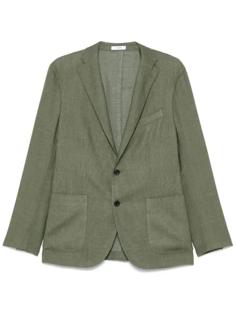 Boglioli single-breasted blazer Green N1302JSB3416