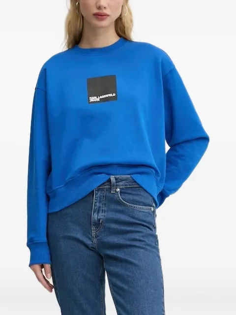 Karl Lagerfeld Jeans logo-print sweatshirt Blue A1W200061AA