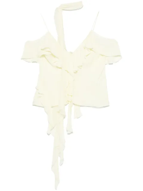 Dorothee Schumacher ruffled top Yellow 949216