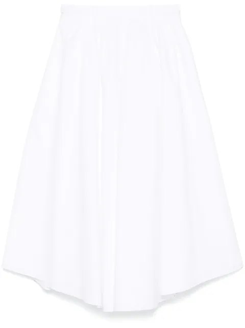 Dorothee Schumacher poplin midi skirt White 948215