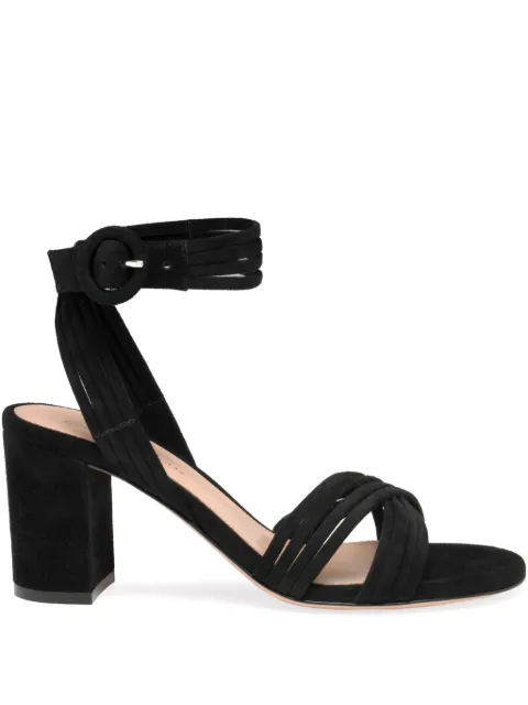 Gianvito Rossi 70mm Lianne sandals Black G3260370RICCAM