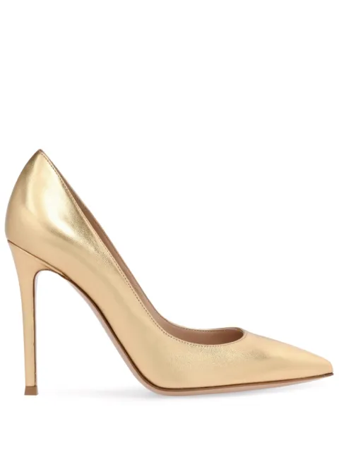 Gianvito Rossi 105mm Gianvito pumps Gold G2847015RICNPS