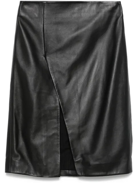 LouLou de Saison slit-detail skirt Black EKARE