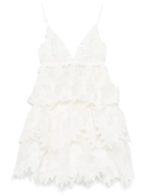 ZIMMERMANN Crush mini dress White 2387DR251