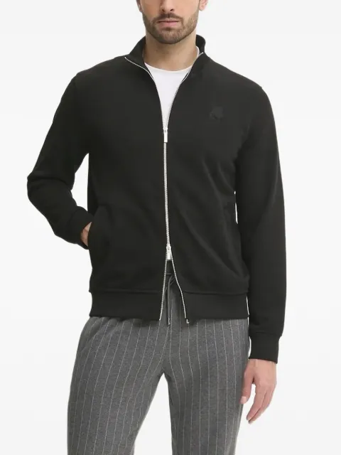 Karl Lagerfeld zip-fastening logo-embroidered sweatshirt Black 705750500900