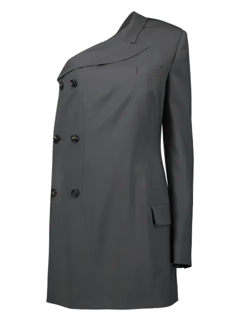 Moschino asymmetric-sleeve blazer Grey J05090517