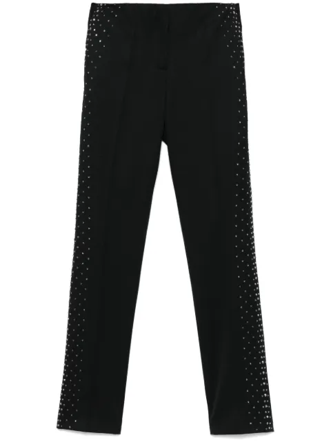 The Attico crystal-embellished trousers Black 250WCP00182WWW046TS