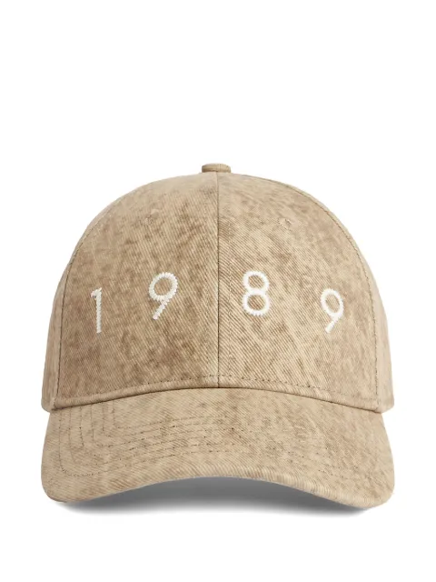 1989 STUDIO logo-embroidered cap Neutrals UFW24901FLOCKCO
