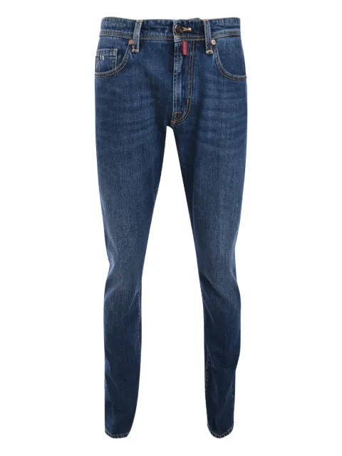 Sartoria Tramarossa logo-patch jeans Blue D01524I22