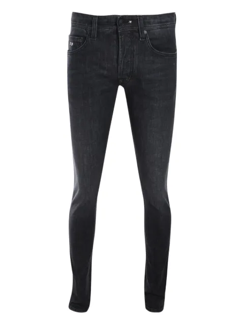 Sartoria Tramarossa Leonardo logo-patch jeans Grey D01124I58