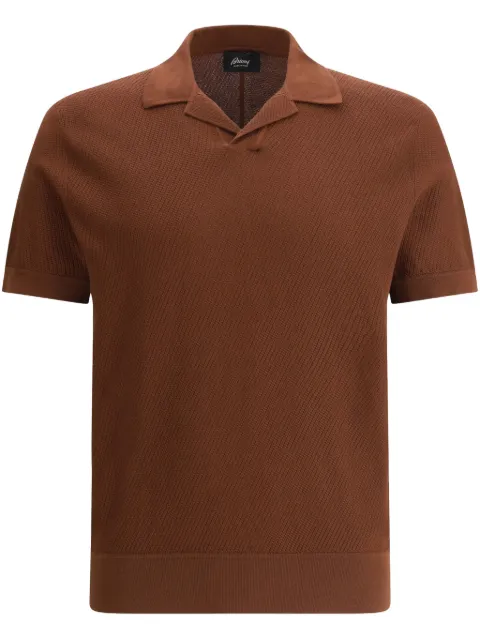 Brioni jersey polo shirt Brown UMKC0LPCK03