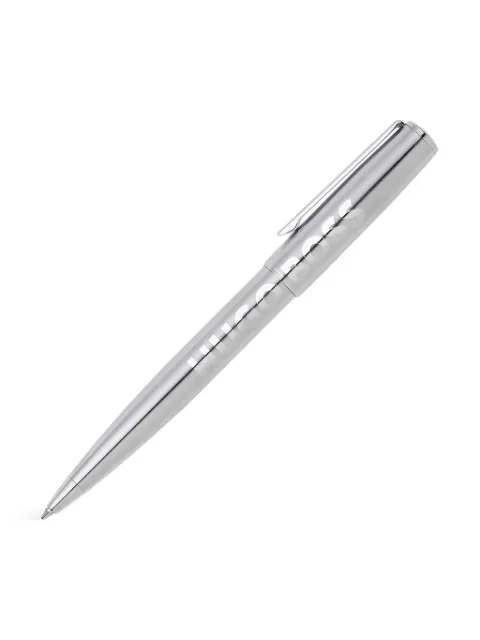 HUGO logo-engraved ballpoint pen Silver HSH2094B