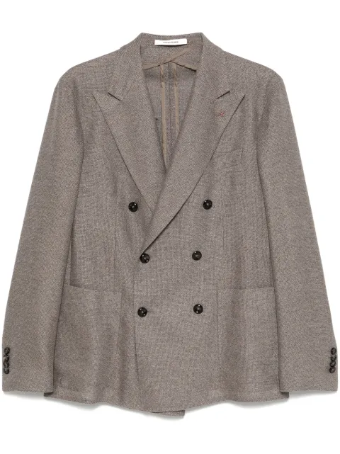 Tagliatore mélange-effect blazer Grey 1SMC20KPE440038U