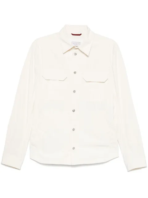 Brunello Cucinelli logo-buttons jacket Neutrals MD4796514C2378