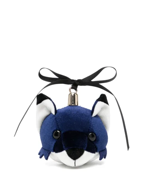 Maison Kitsuné festive fox bag charm Blue SPFEMM06902WB0019P476