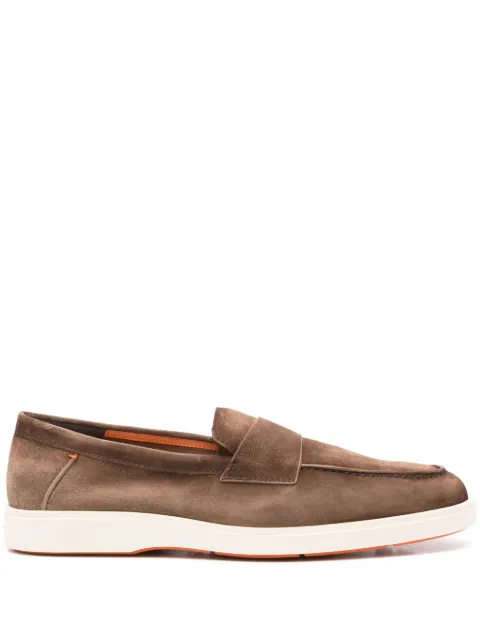 Santoni suede loafers Brown MGDT19051TICSEAA