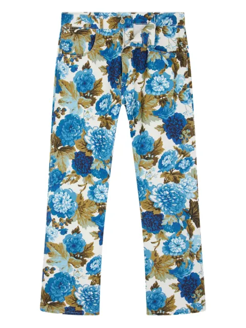 FURSAC five-pockets twill trousers Blue FHPJE00013