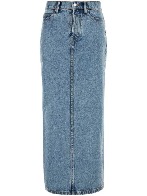 Alexander Wang embellished denim skirt Blue 1WC1255624