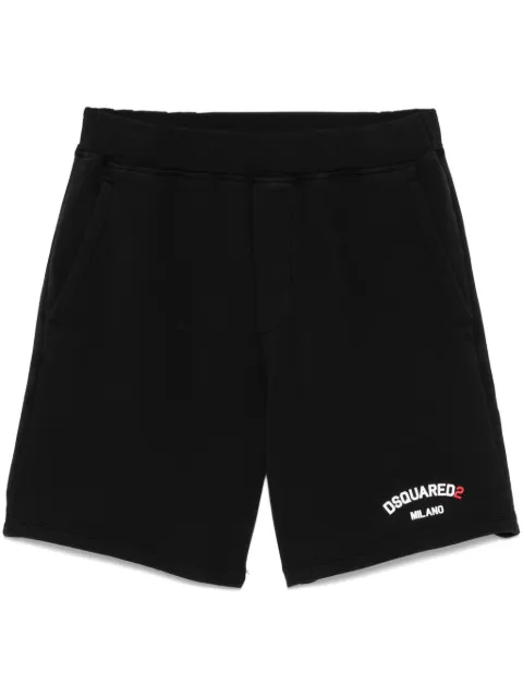 DSQUARED2 logo-raised track shorts Black S74MU0894S25539