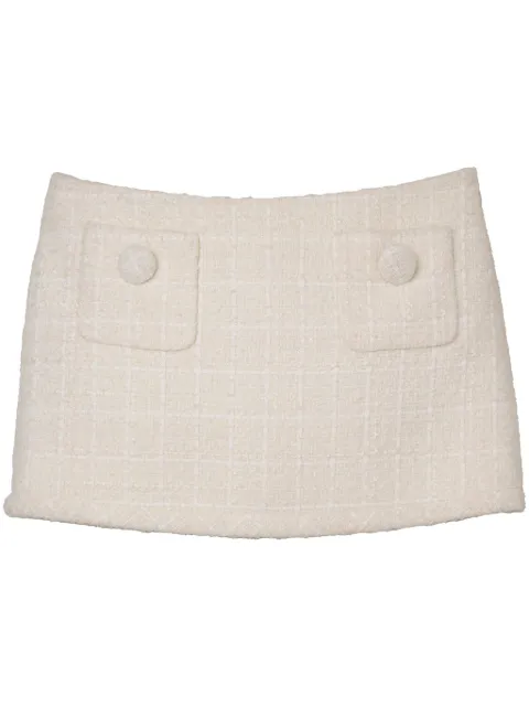 Marc Jacobs tweed mini skirt Neutrals 2S5RSK049W14111