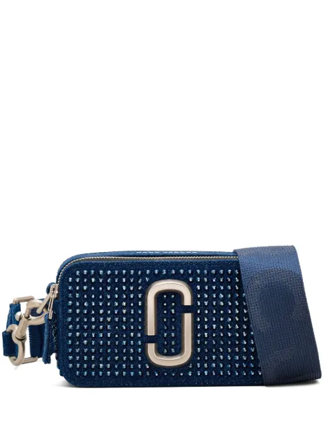 Marc Jacobs The Crystal Denim Snapshot crossbody bag Blue 2S4HCR066H03475