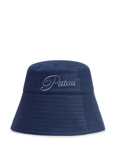 Patou logo-embroidered bucket hat Blue AC1010214699N