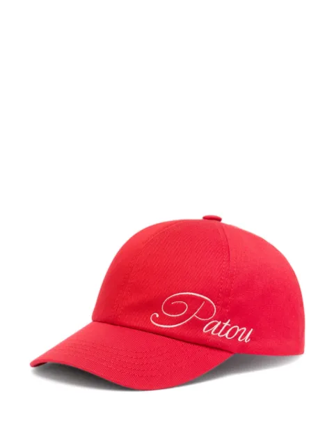 Patou logo-embroidered cap Red AC1000214310R