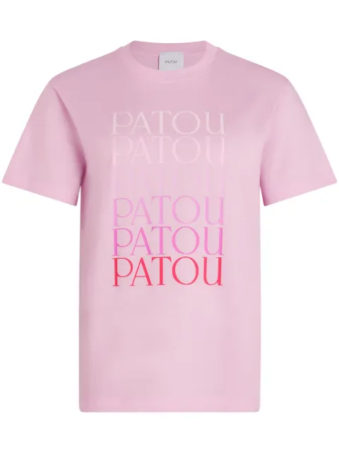 Patou logo-print T-shirt Pink JE1129999457P