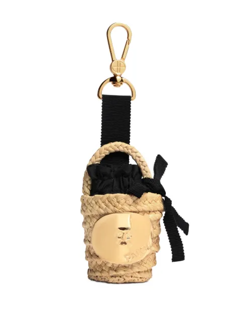 Patou Iconic bucket keyring Neutrals AC0980140102V
