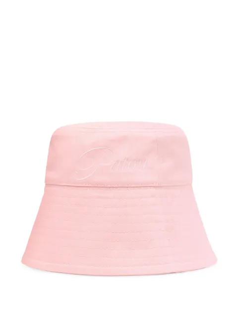 Patou logo-embroidered bucket hat Pink AC1010214457P