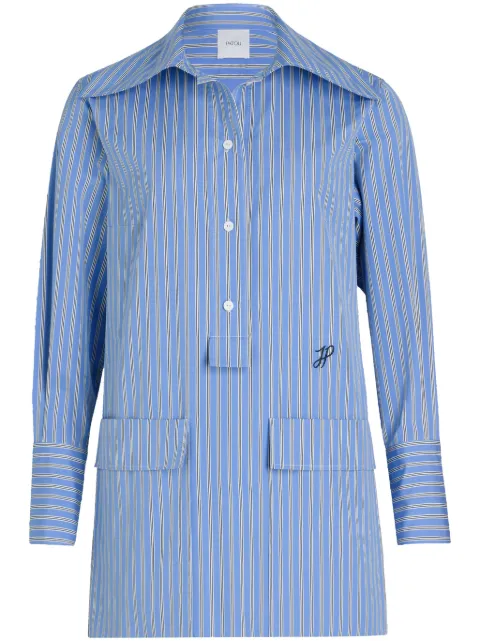 Patou mini poplin shirt dress Blue DR16401905065