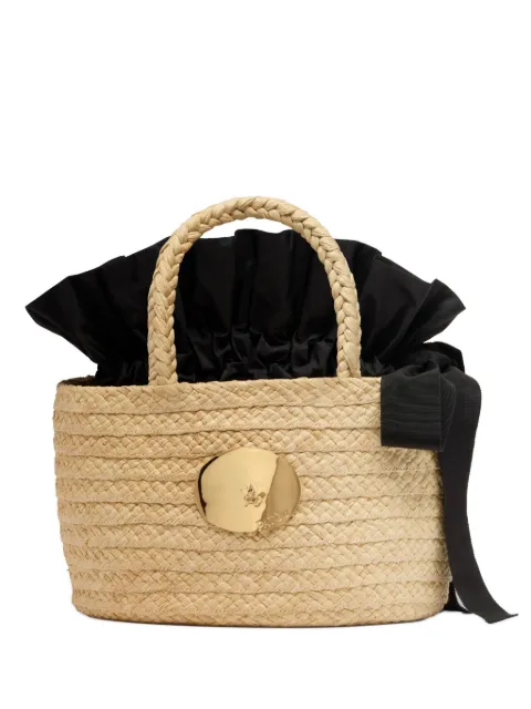 Patou Iconic raffia bag Neutrals AC0970140102V