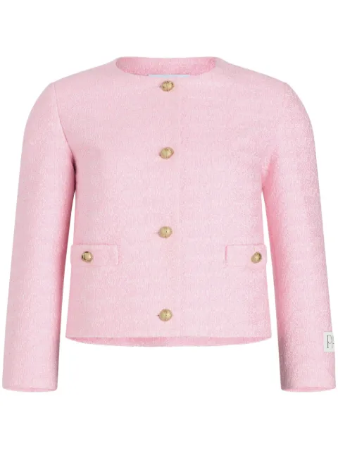 Patou collarless jacket Pink JA0500206457P
