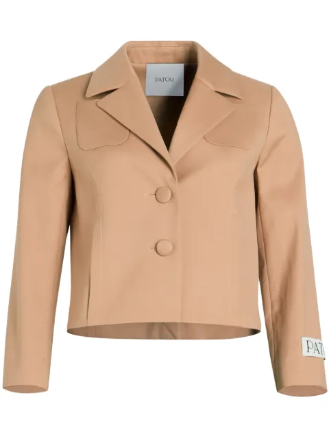 Patou cropped blazer Neutrals JA0460203118P