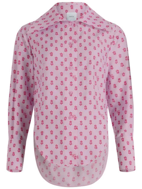 Patou printed shirt Pink BL04102095073