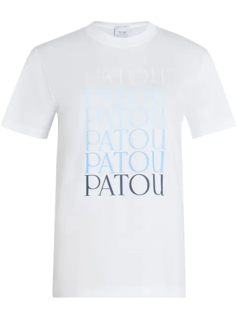 Patou logo-print T-shirt White P25JE1129999001W