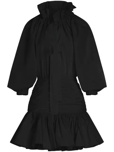 Patou Volume sleeve mini dress Black DR1750011999B