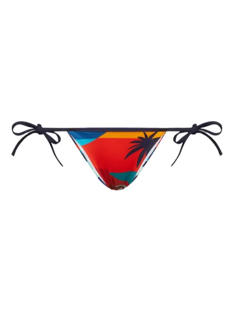 DSQUARED2 graphic-print bikini briefs Orange D6B085210ISA01