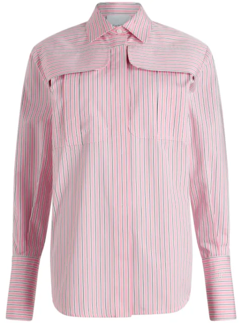 Patou Safari poplin shirt Pink BL03601905068