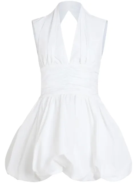 Patou open-back bubble mini dress White DR1760011001W
