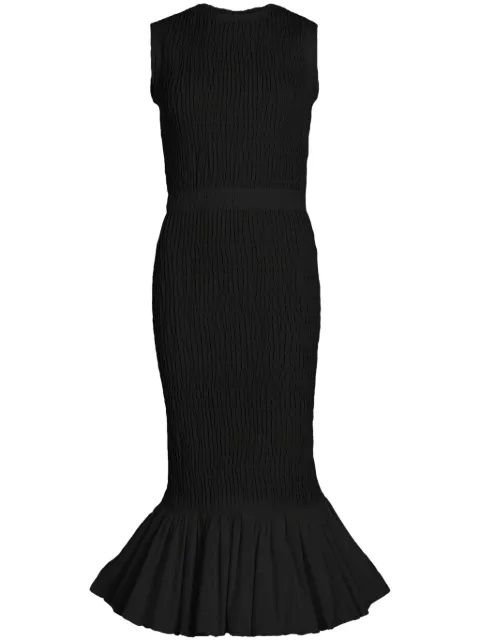 Patou smocked midi dress Black DR1770011999B