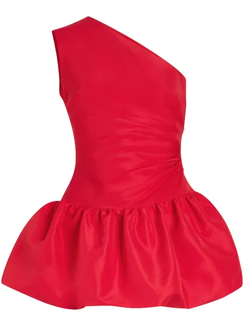 Patou one-shoulder bubble mini dress Red DR1710186310R