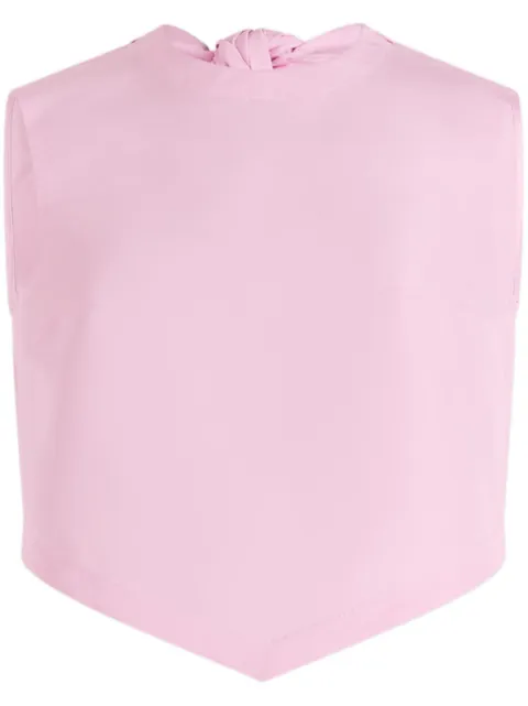 Patou scarf faille top Pink TO1610186457P