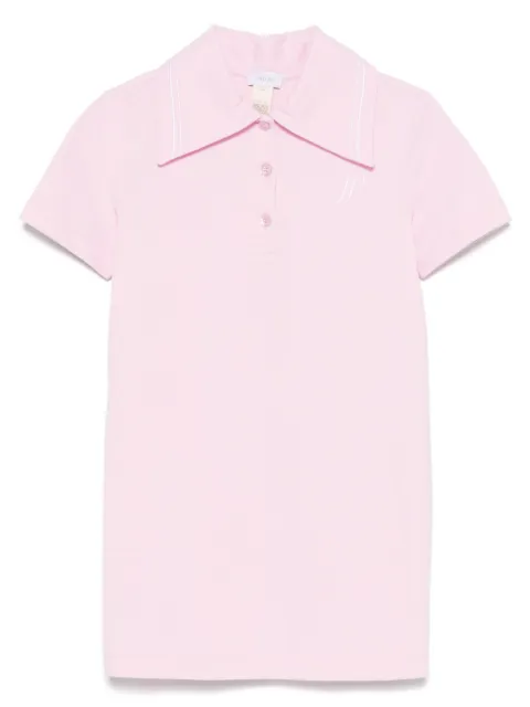 Patou JP-monogram polo dress Pink JE1439975455P