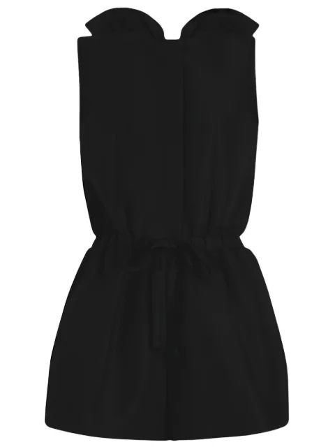 Patou open-back playsuit Black JU0040186999B