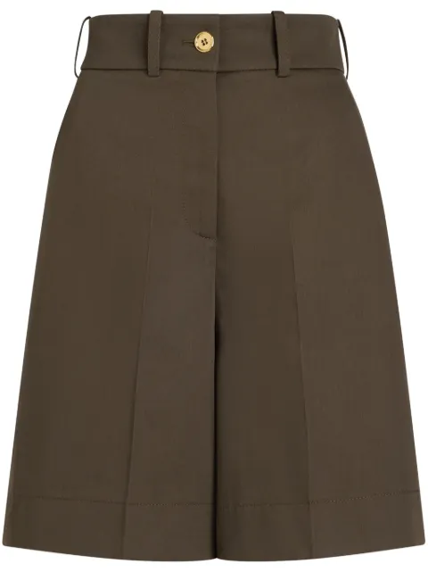Patou gabardine bermuda shorts Green TR0480074808B