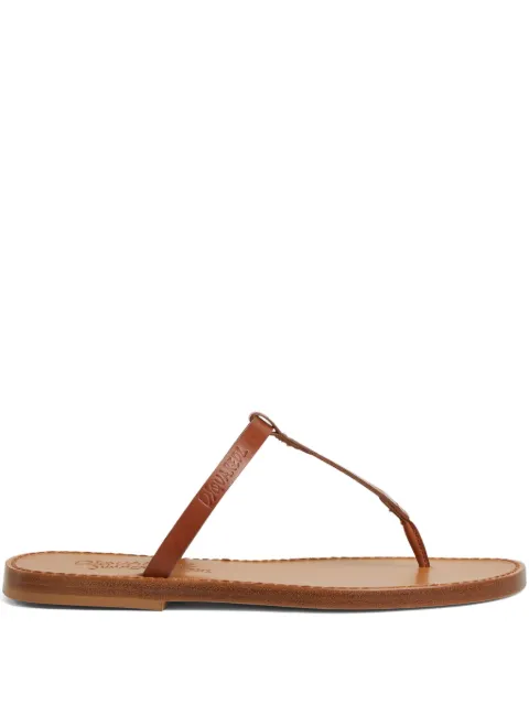 DSQUARED2 leather sandals Brown FSW007312900001