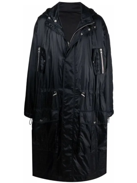 Balmain hooded coat Black WH2TJ141X
