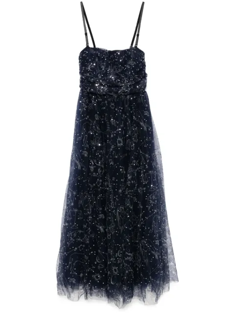 STAUD Bettina midi dress Blue R25R2233NT